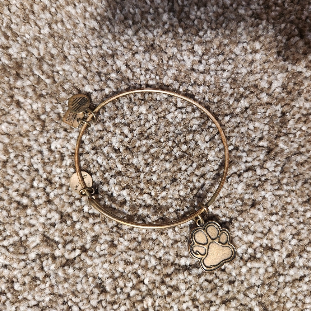 Alex and Ani Paw Print Bracelet